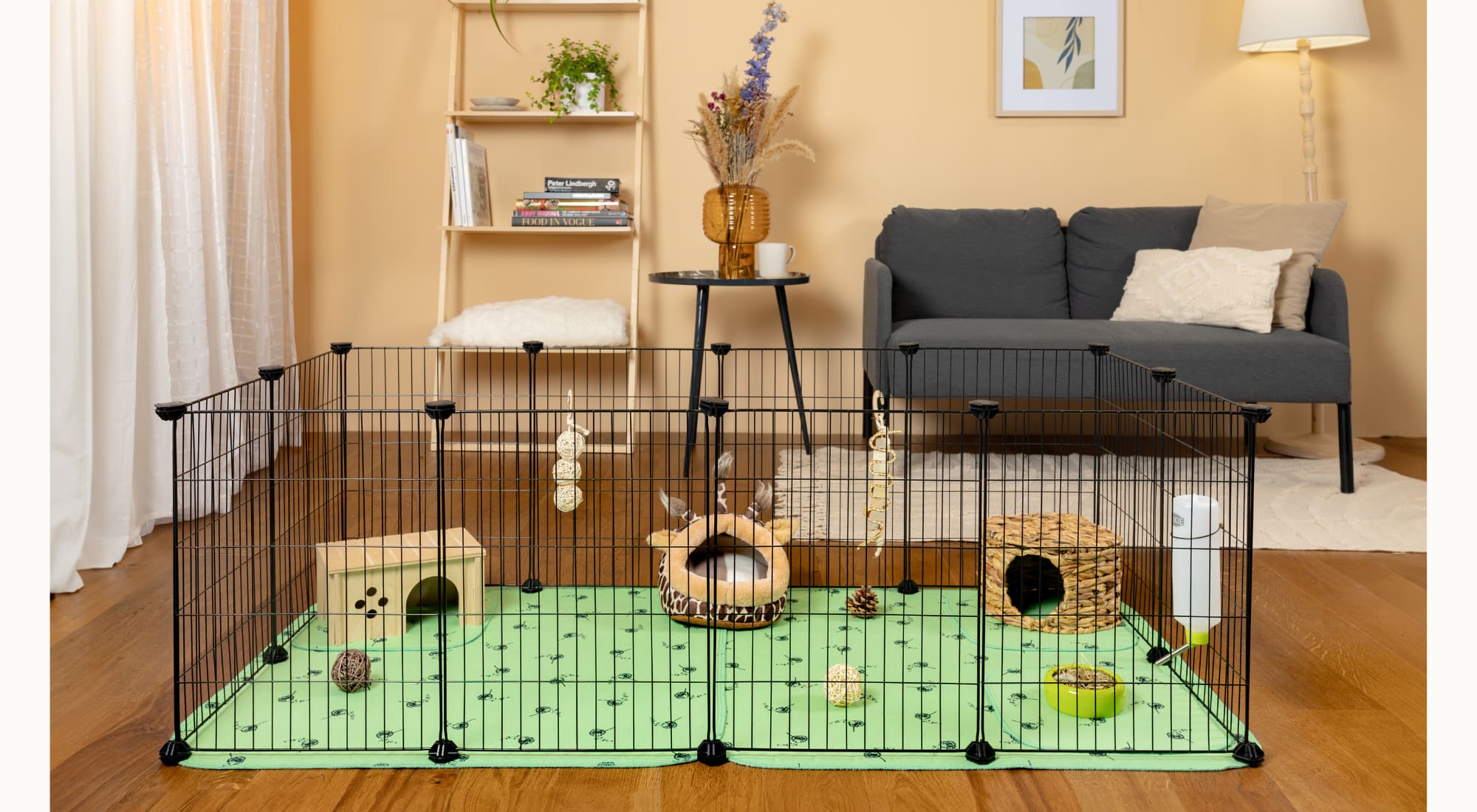 VANESTE Cavia Fleece Liners Groen - Bodembedekkers caviakooi