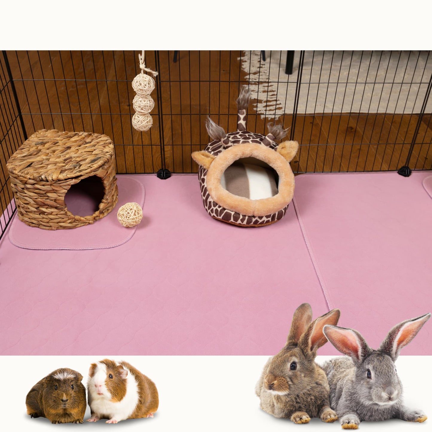 VANESTE cavia strooiselmat - bodembedekking knaagdieren en konijnen