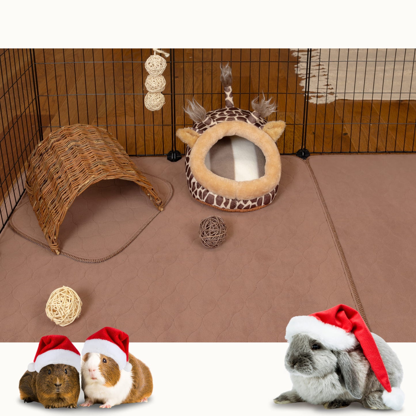 VANESTE cavia strooiselmat - bodembedekking knaagdieren en konijnen