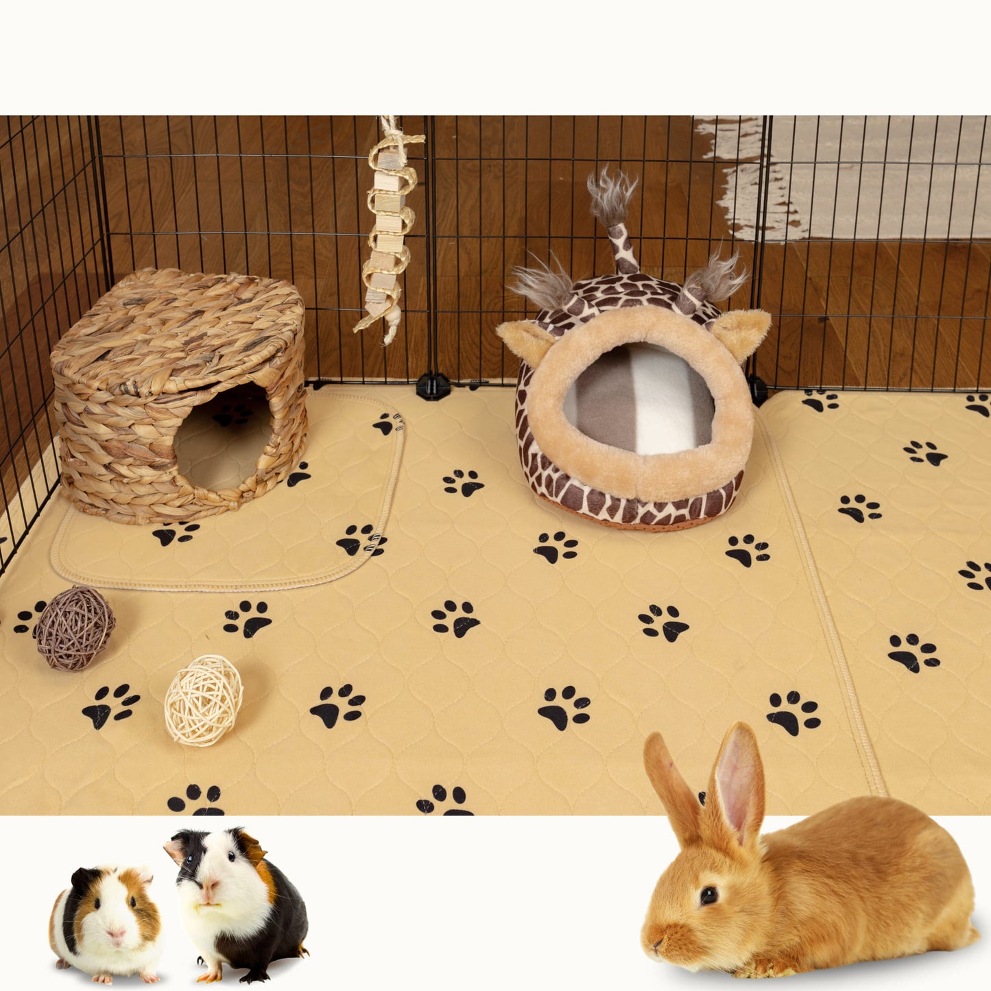 VANESTE cavia en konijn mat - bodembedekking knaagdieren en konijnen