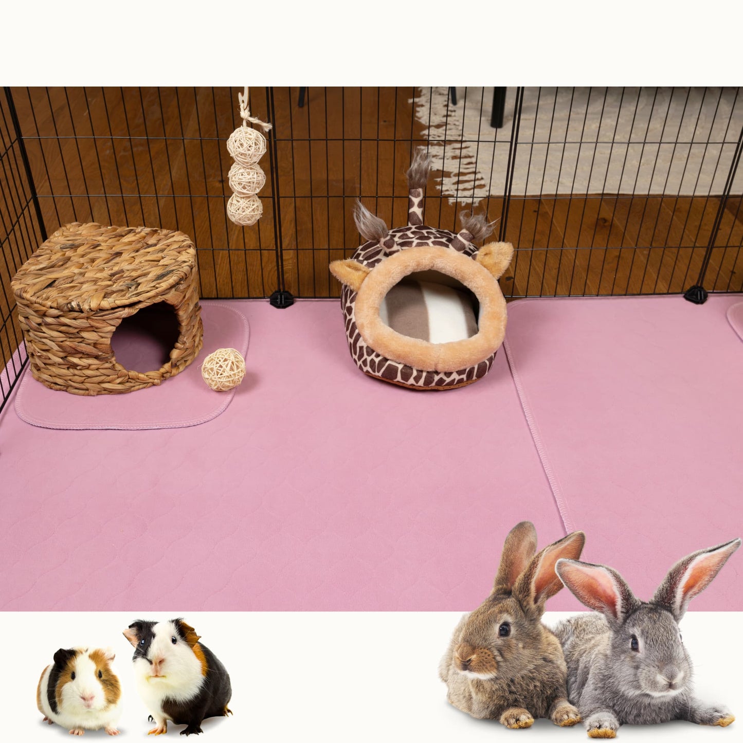 VANESTE cavia strooiselmat - bodembedekking knaagdieren en konijnen