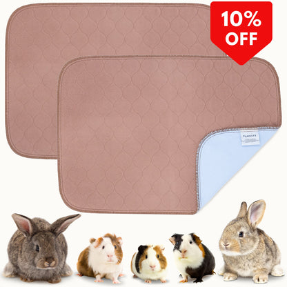 VANESTE 60x45cm Cavia Fleece Liners - 2 stuks - bodembedekkers caviakooi