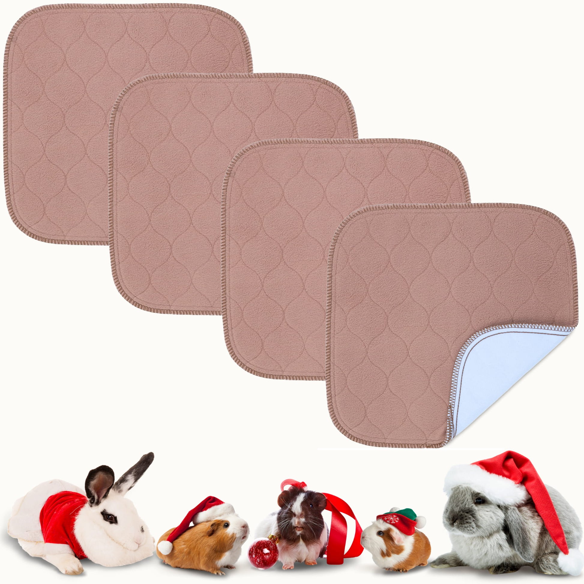 VANESTE 30x30cm Cavia Pee Pads - 4 stuks - bodembedekkers caviakooi