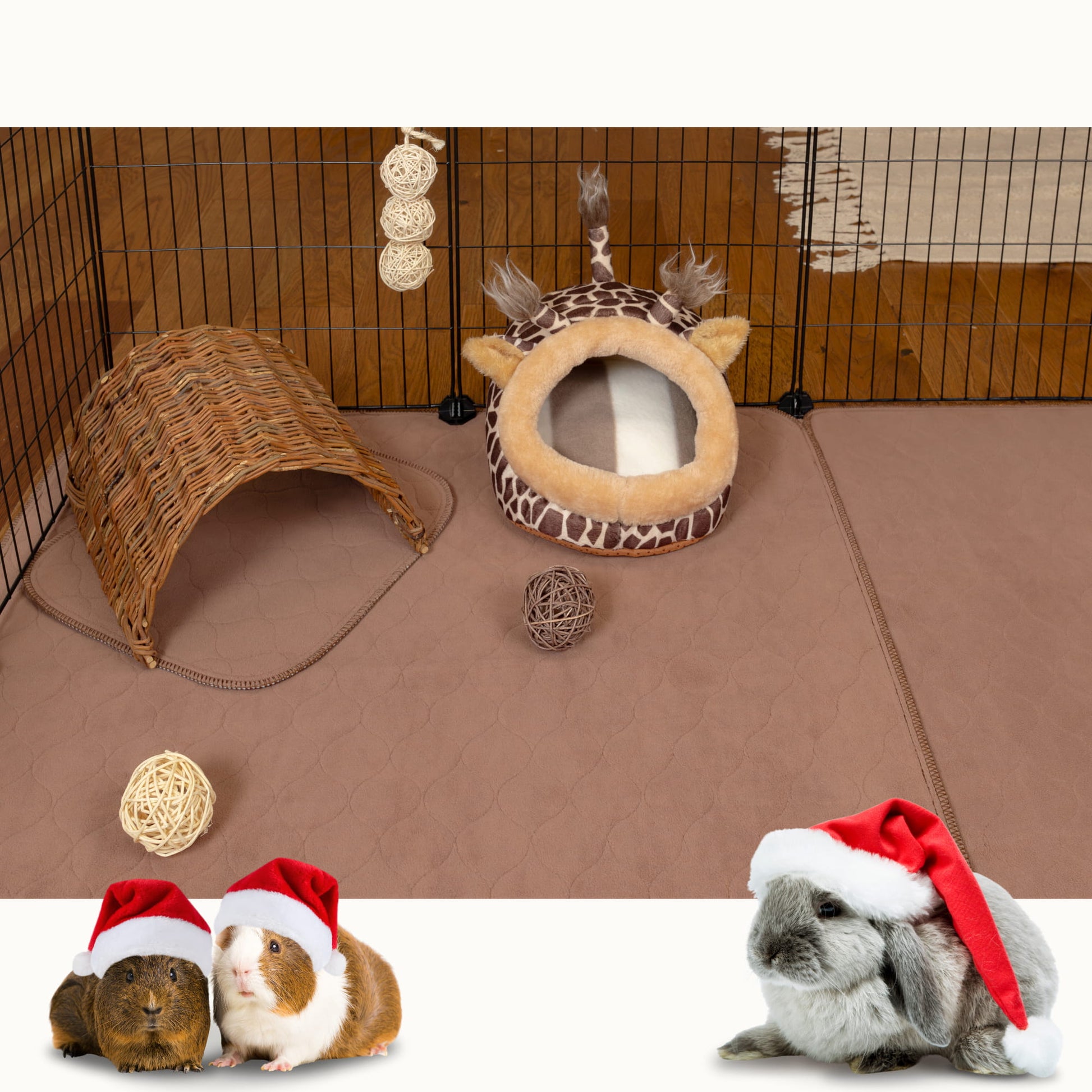 VANESTE cavia strooiselmat - bodembedekking knaagdieren en konijnen