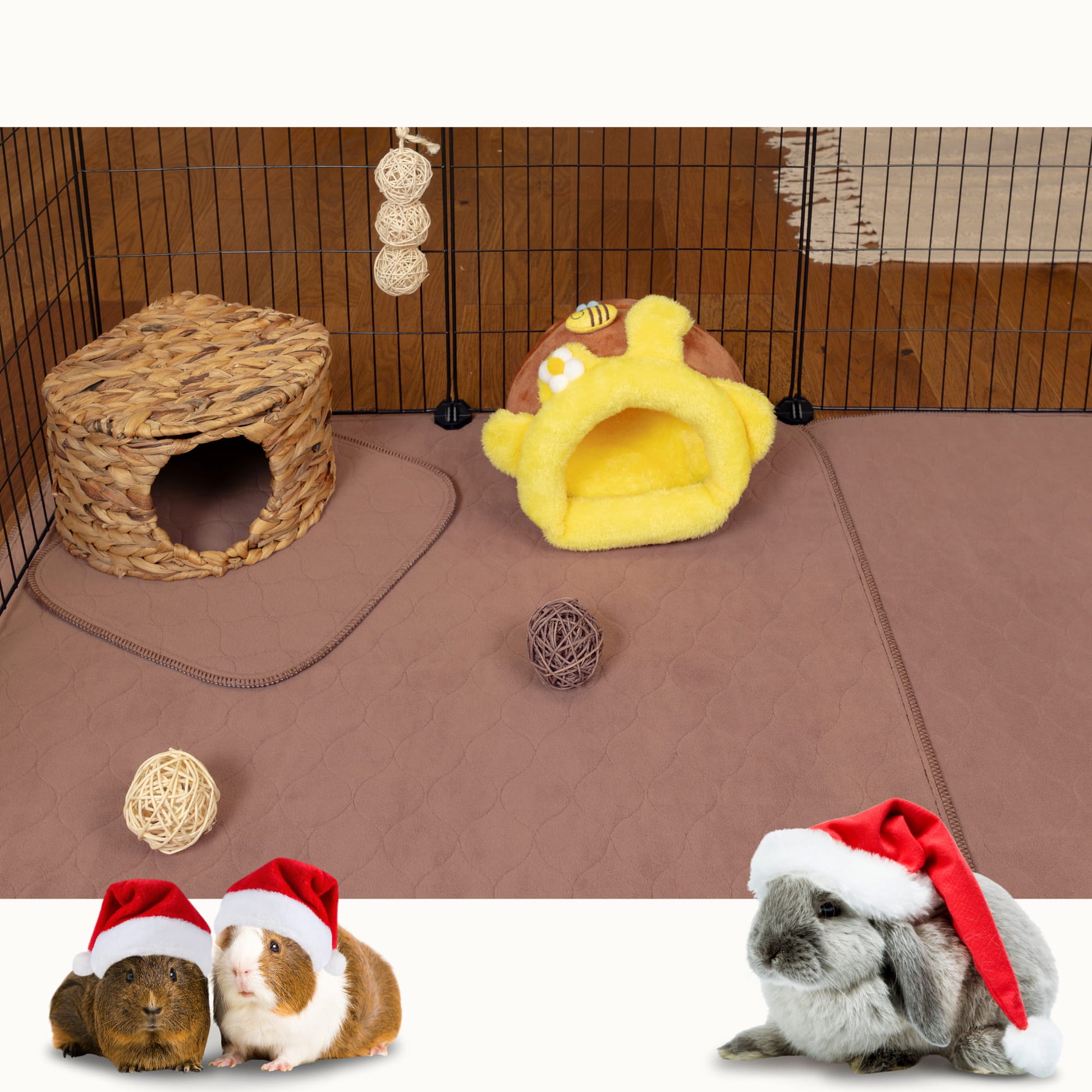 VANESTE cavia strooiselmat - bodembedekking knaagdieren en konijnen